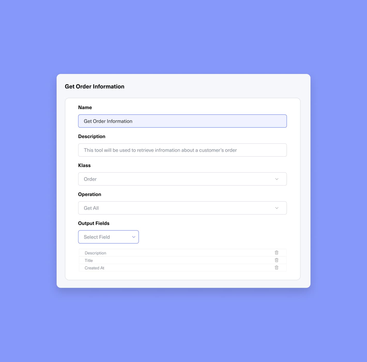 Equip AI Agents with the tools they need to perform specific tasks and actions