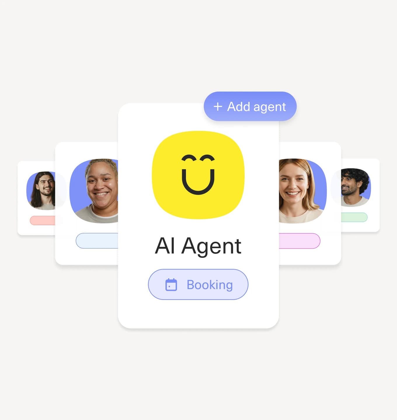 Design AI agents yourself with a no-code builder