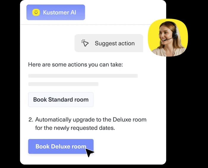 Native AI + human agents unified