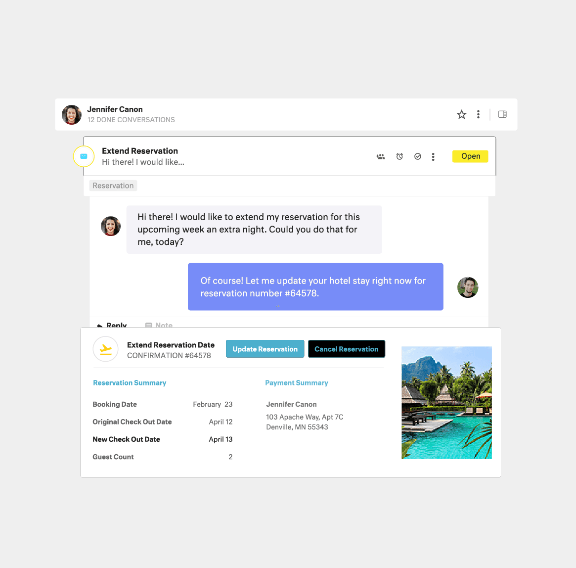Modern and intuitive user interface