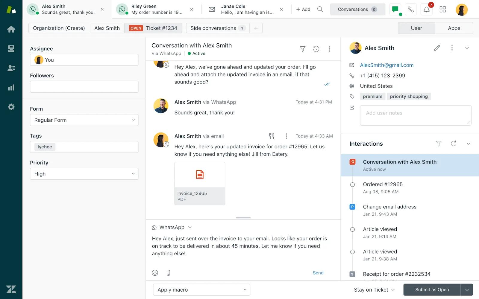 A screenshot of a chat displayed within the Block Editor—perfect for sharing in your blog or newsletter.